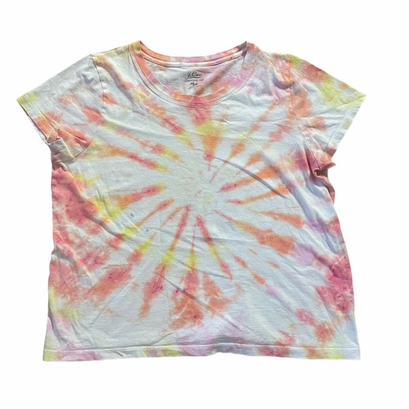J. Crew Tops - J Crew Custom Tie Dye Essential Tee